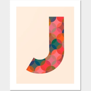 Letter J Initial Posters and Art